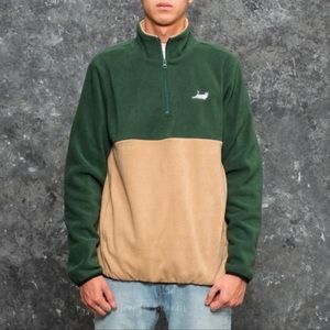 ON HOLD: rip n dip fleece jacket for @skulldude